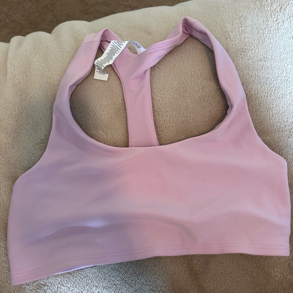 ALO Yoga Light Pink Sports Bra